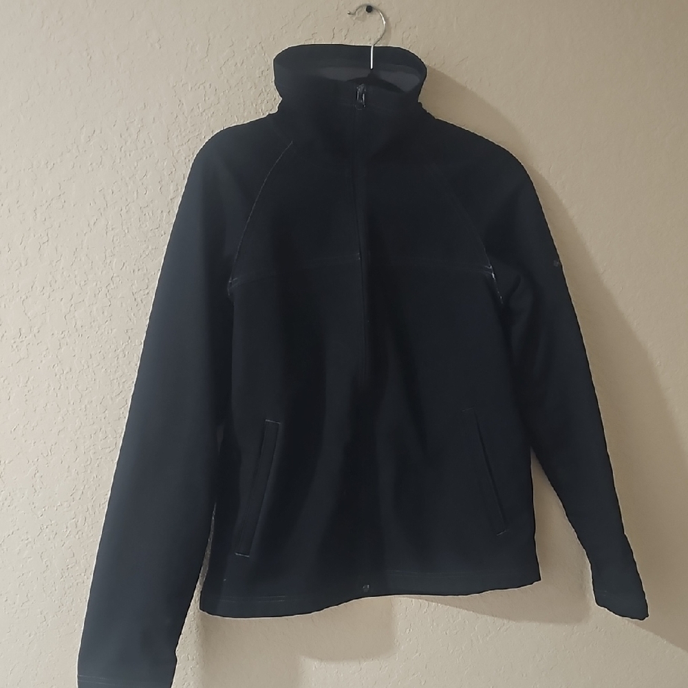 Columbia Black Ski Jacket with Embroidered Logo